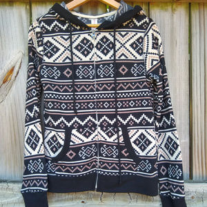 No Boundaries Geometric Hoodie